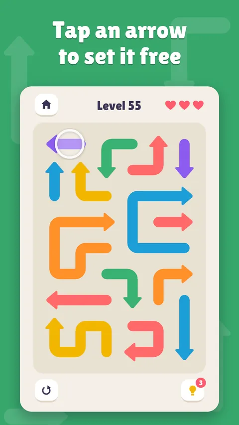 An Exitwise board full of colourful arrows