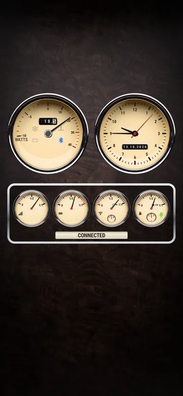 The Vintage style, as the wallpaper draws it